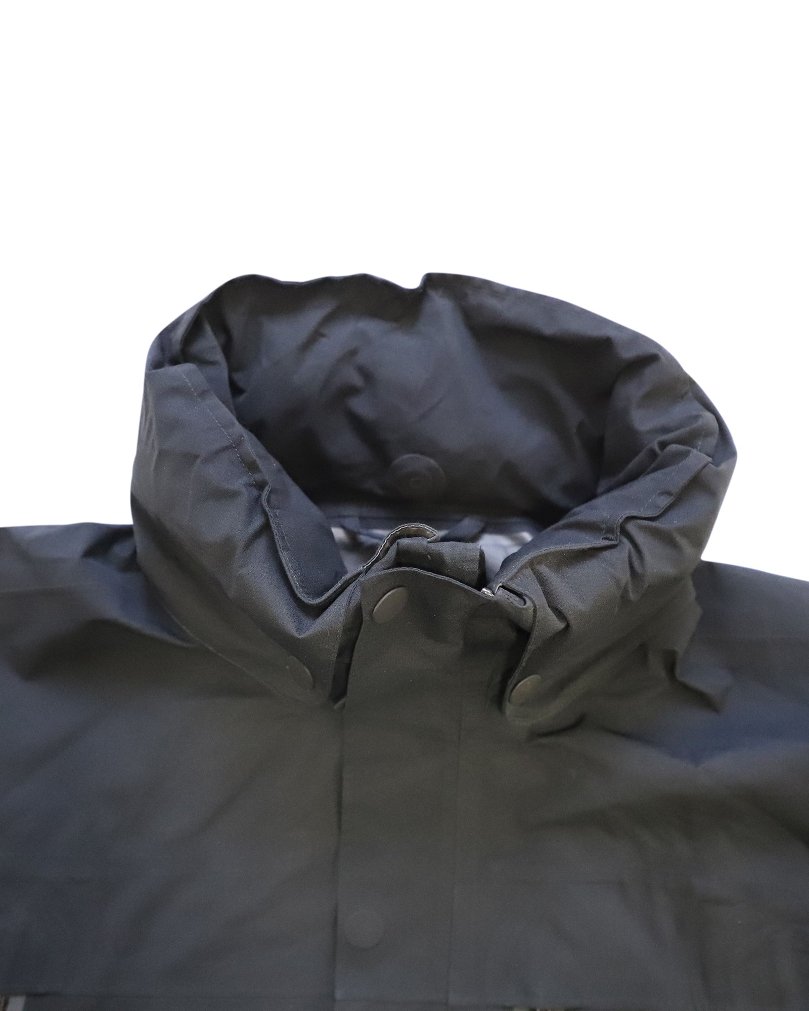 Nike High Neck Windbreaker in Black Polyester