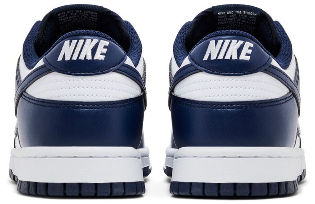 Nike Dunk Low White Midnight Navy