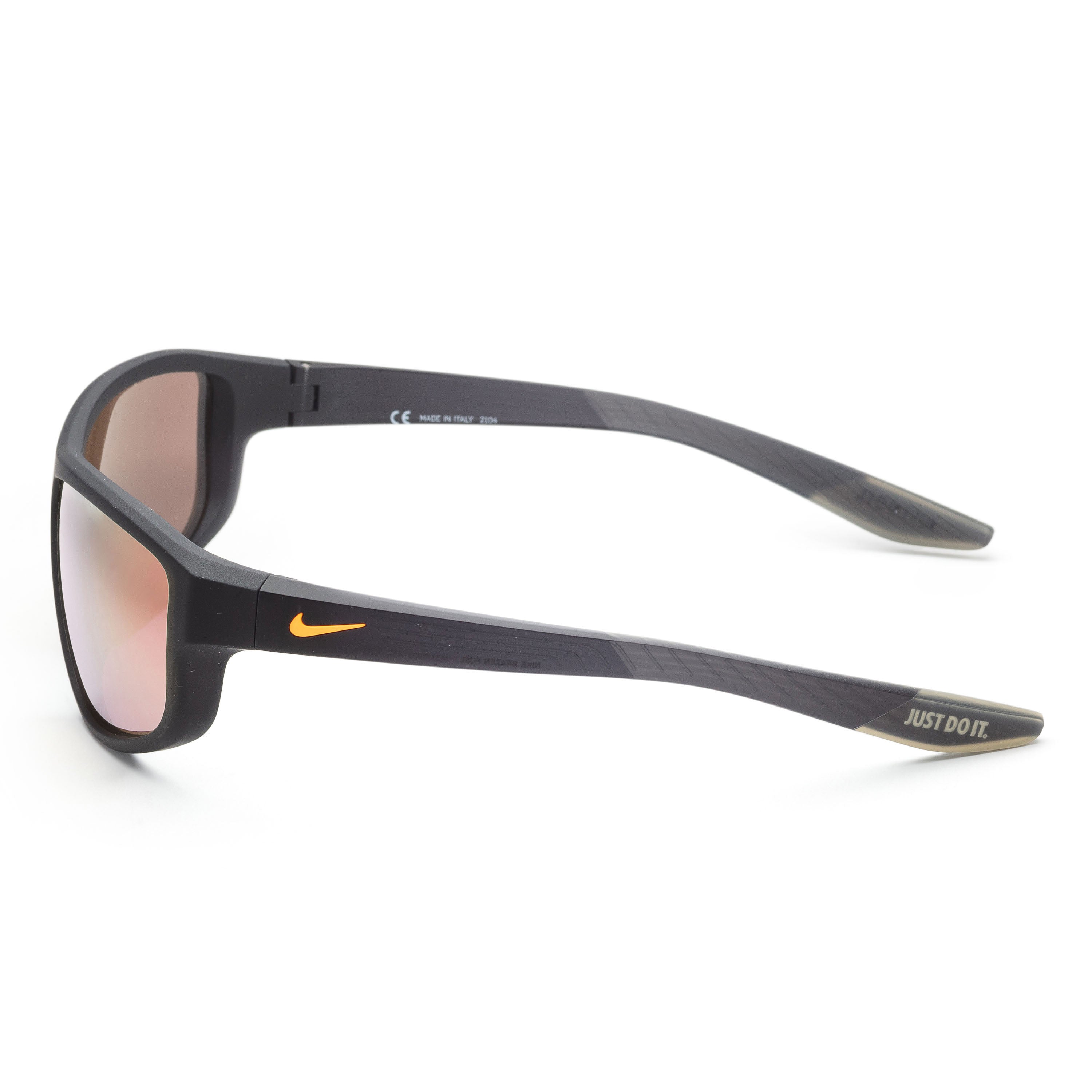 Nike Unisex Brazen Boost 57 mm Matte Dark Obsidian Sunglasses