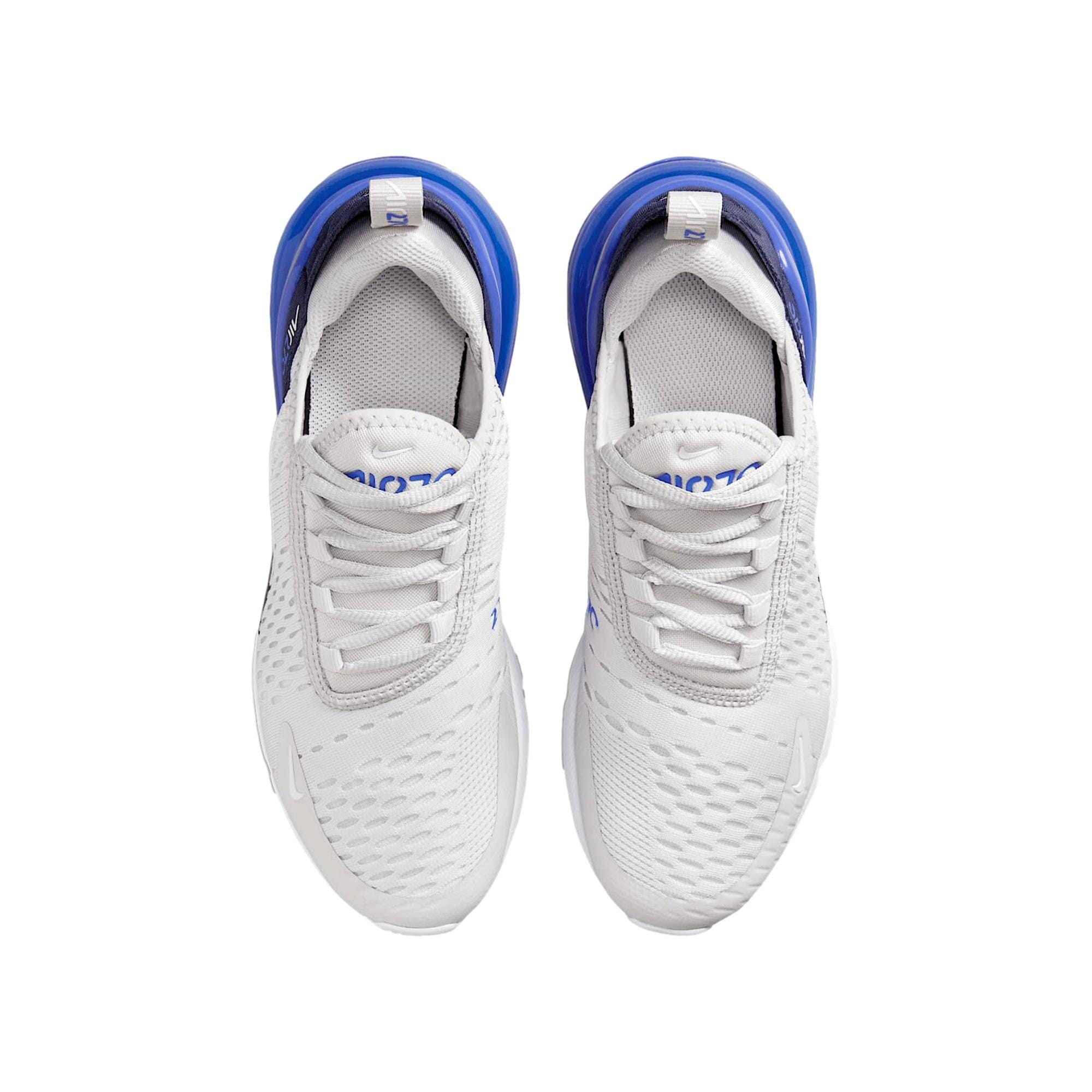 Nike Air Max 270 Vast Grey / White - Hyper Royal  943345-041 Grade-School