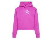 Nike 3Brand By Russell Wilson Icon Hoodie Girl Pink Fleece Pullover GBO219