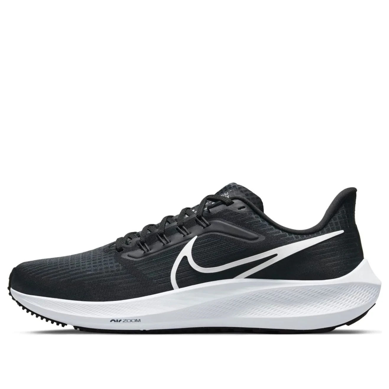 Men's Nike Air Zoom Pegasus 39 DH4071-001 Black White Athletic Running Shoes