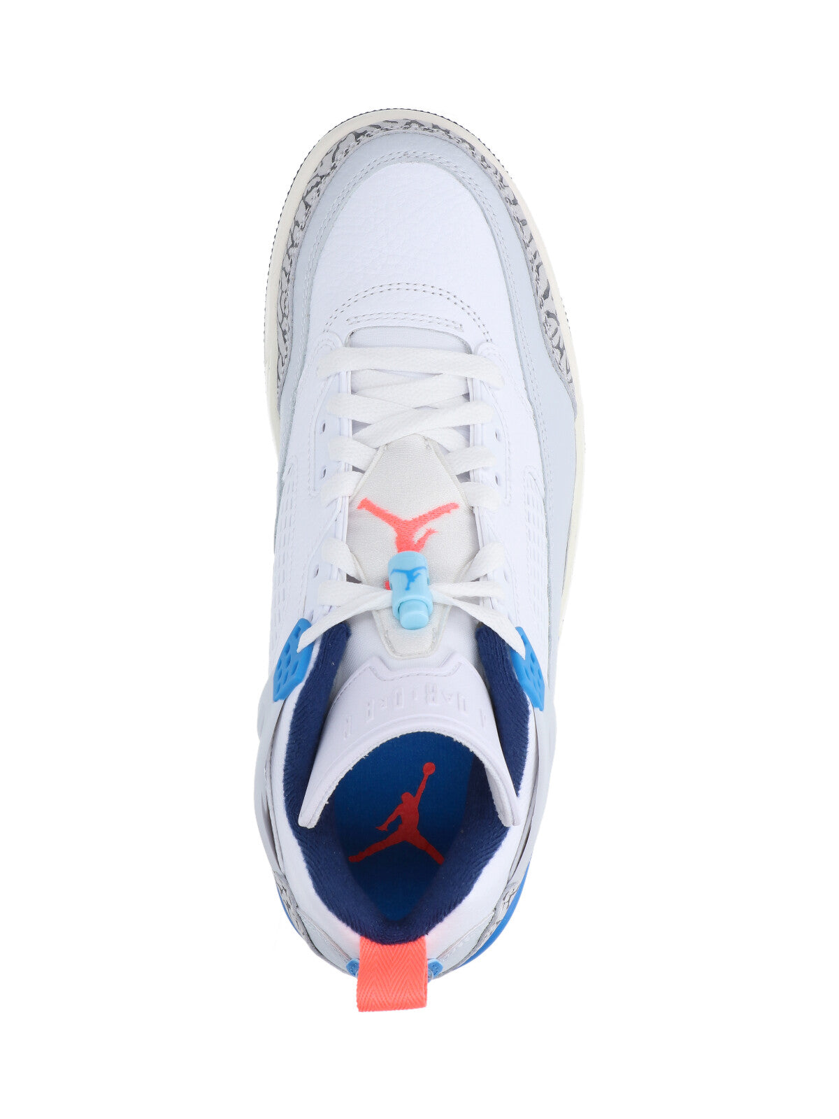 "Jordan Spizike Low" Sneakers, In White Leather