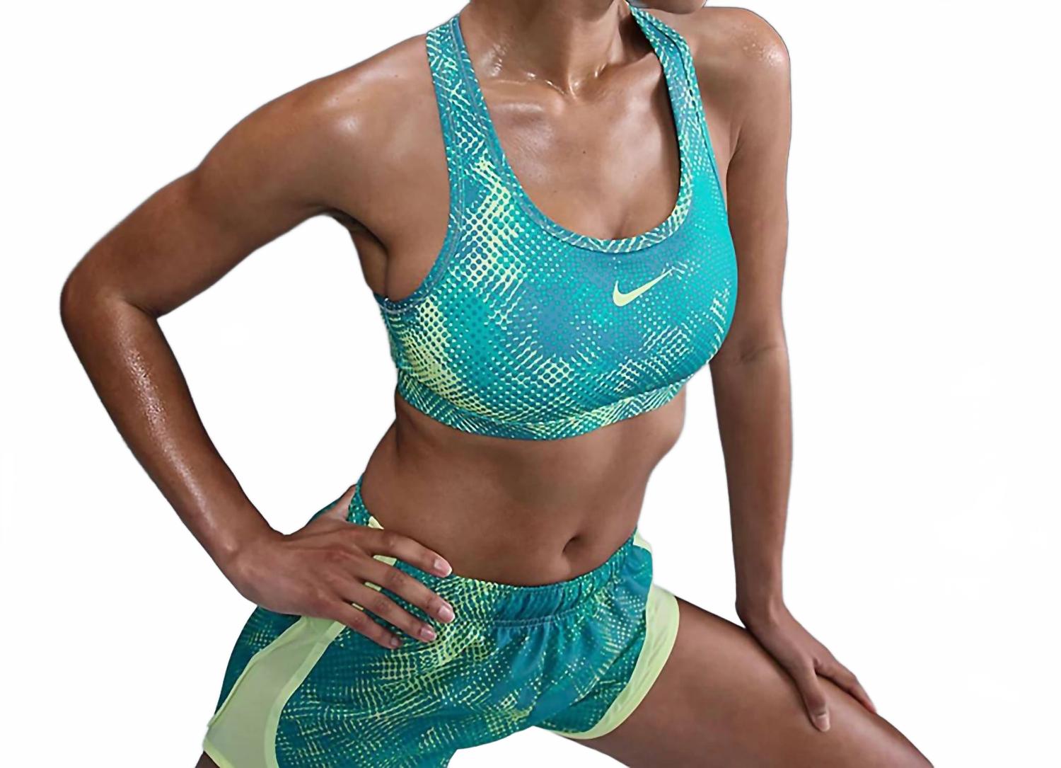 Women's Dri-Fit Swoosh Medium Support Sports Bra In Blue