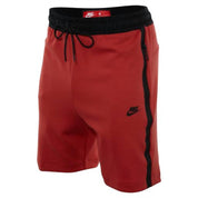Men's Tech Loose Fit Tech Fleece Shorts In Red/black