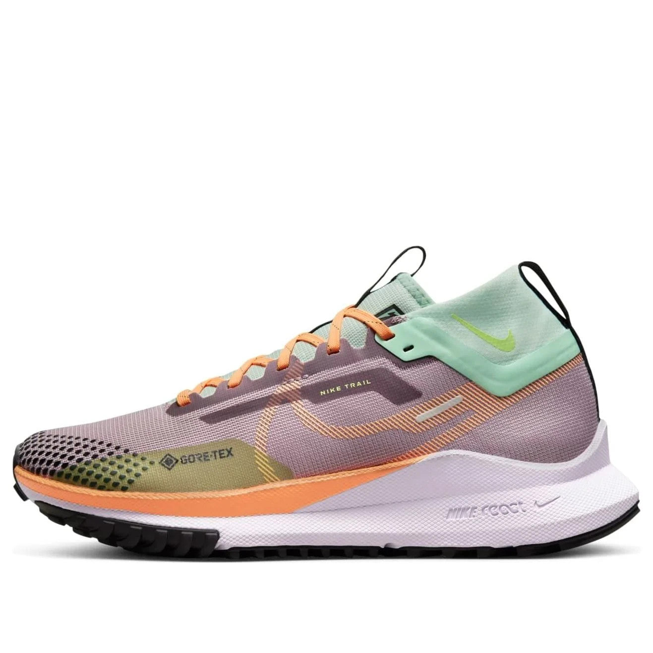 Women's Nike React Pegasus Trail 4 DJ7929-500 Purple Gore-Tex Running Shoes
