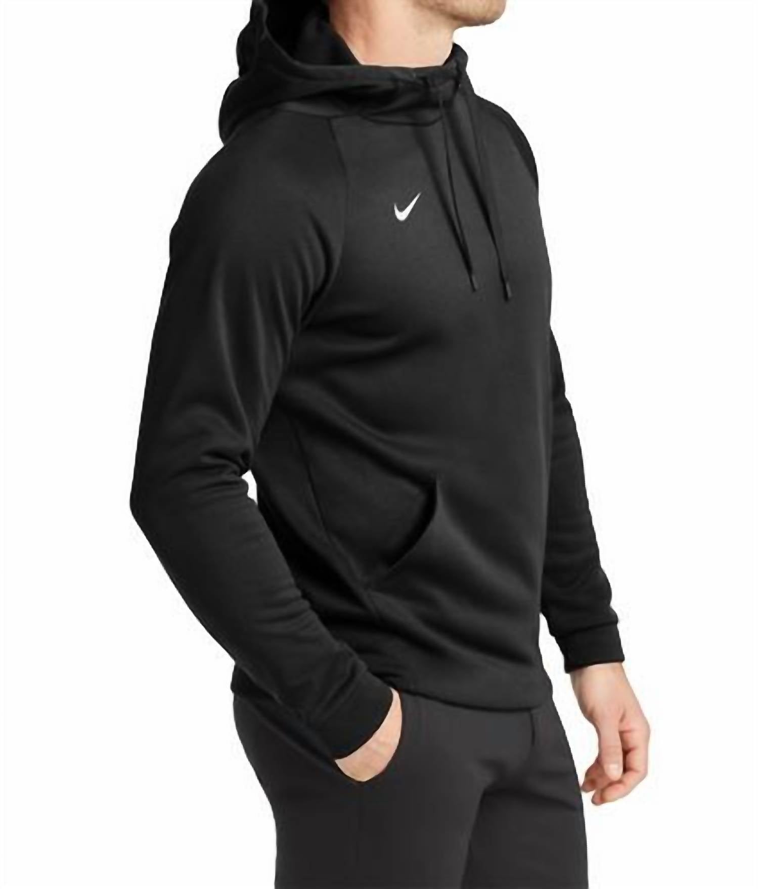 Therma Pullover Hoodie In Black