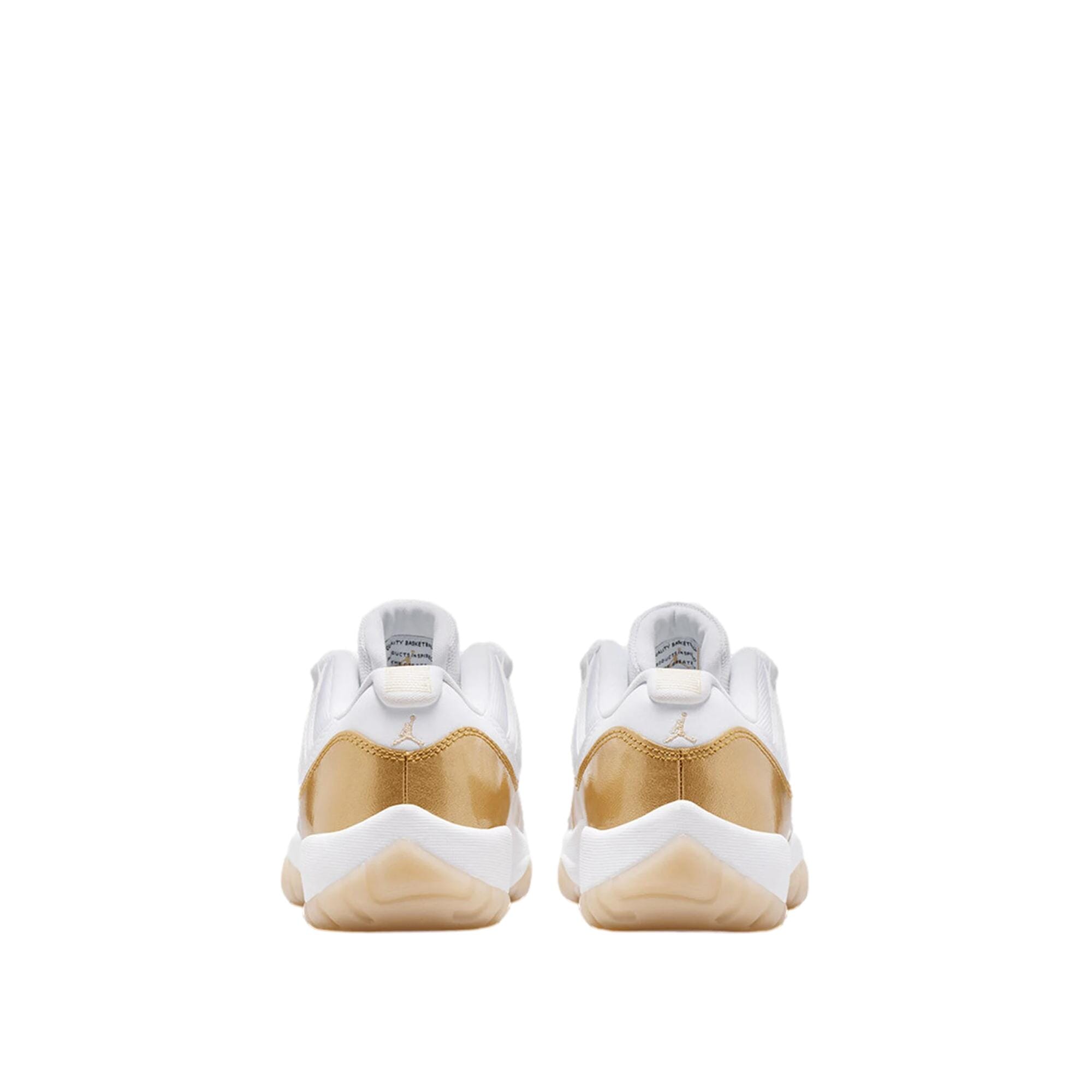 Nike Air Jordan 11 Retro Low White / Metallic Gold - Team Gold  AH7860-102 Women's