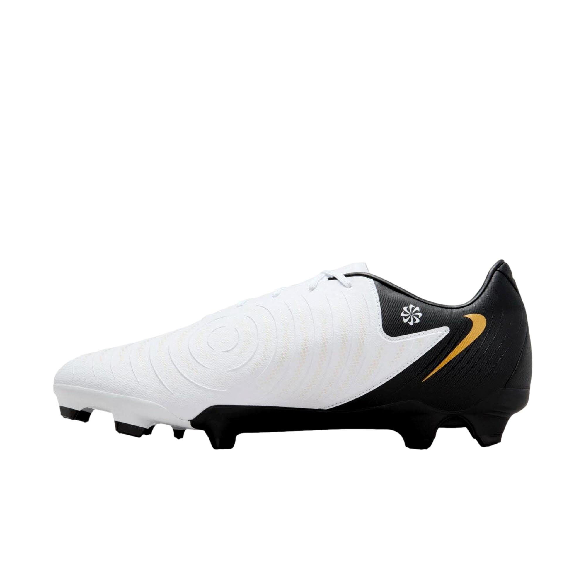 Men's Nike Phantom GX II Academy FG/MG White / Black / Metalic Gold Coin FD6723-100