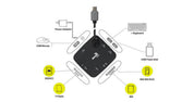 AeroCool Essential TypeC HUB with Card Reader with 3.5mm Power Port