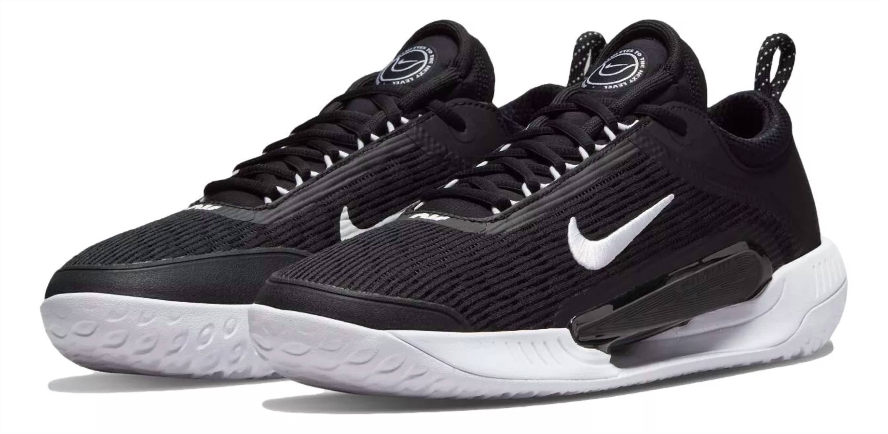 Men's Court Zoom Nxt Shoes In Black/white