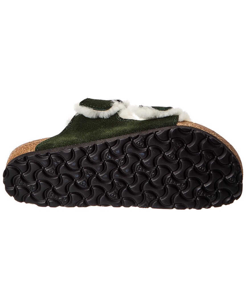 Birkenstock Arizona Shearling Suede Sandal