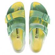 Women's Arizona Eva Sandals In Multi Color Jade/vibrant Yellow