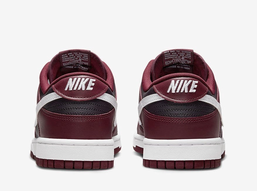 Men's Nike Dunk Low DJ6188-600 Sneakers Dark Beetroot Leather Lifestyle Shoes