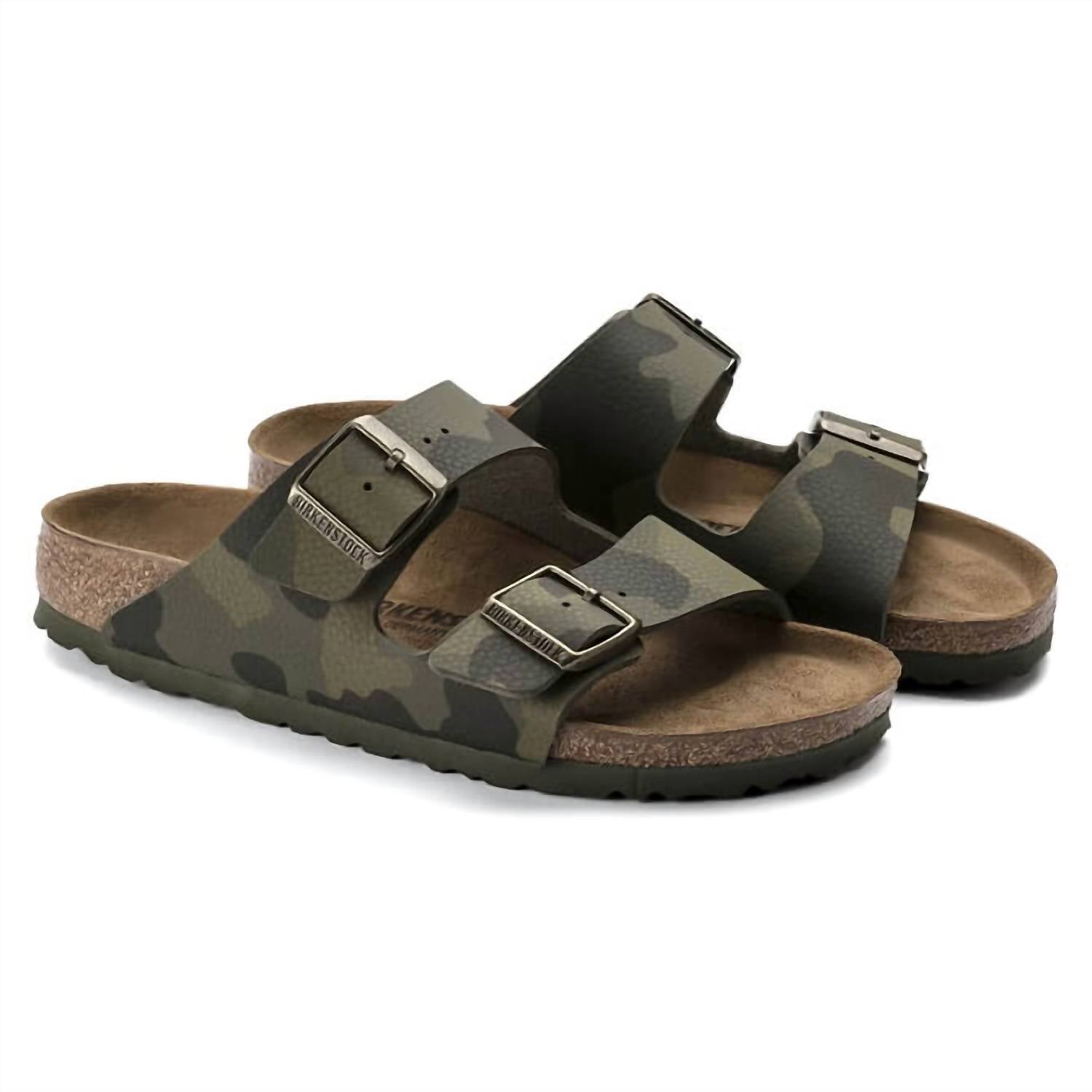 Men's Arizona Birko-Flor Sandal In Desert Soil Camouflage Green
