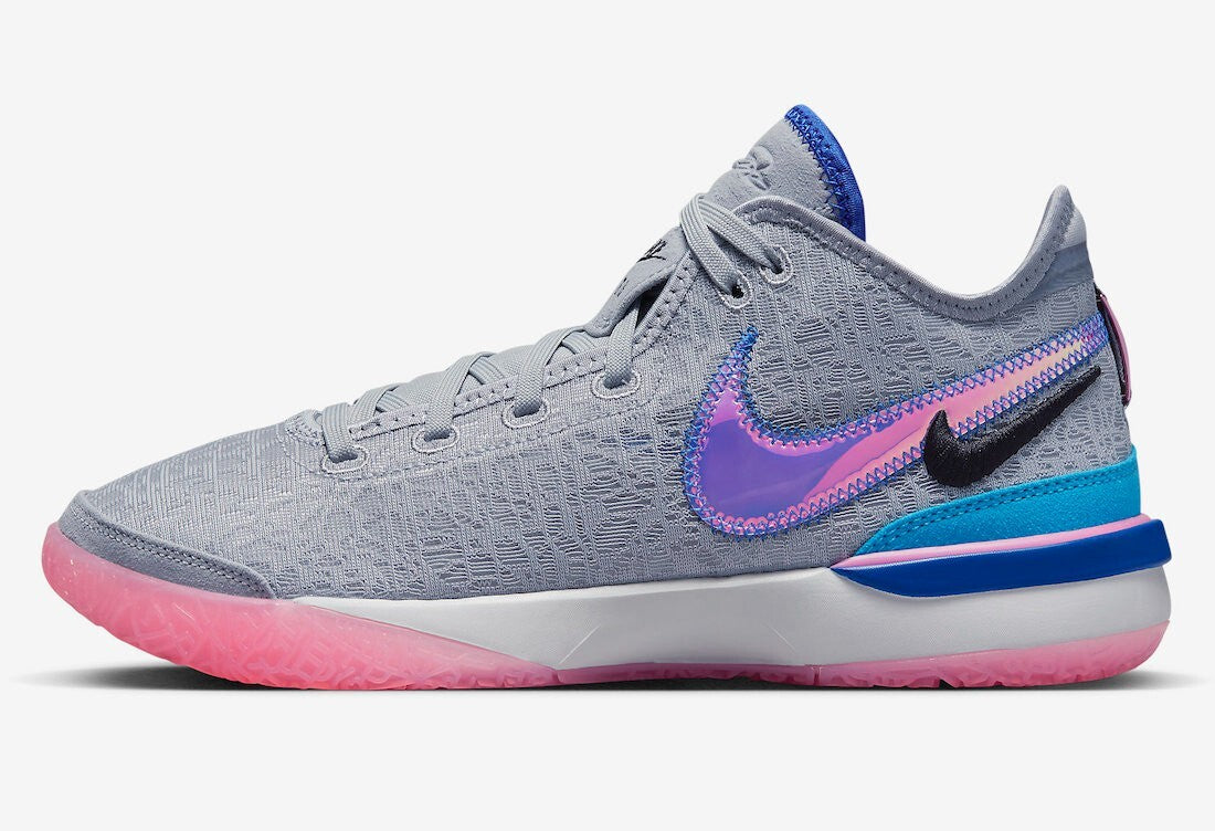 Unisex Nike Zoom LeBron NXXT Gen DR8784-002 Wolf Gray Basketball Shoes HAM526