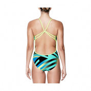 Tidal Riot Modern Cut-Out One-Piece Swimsuit In Multi Color