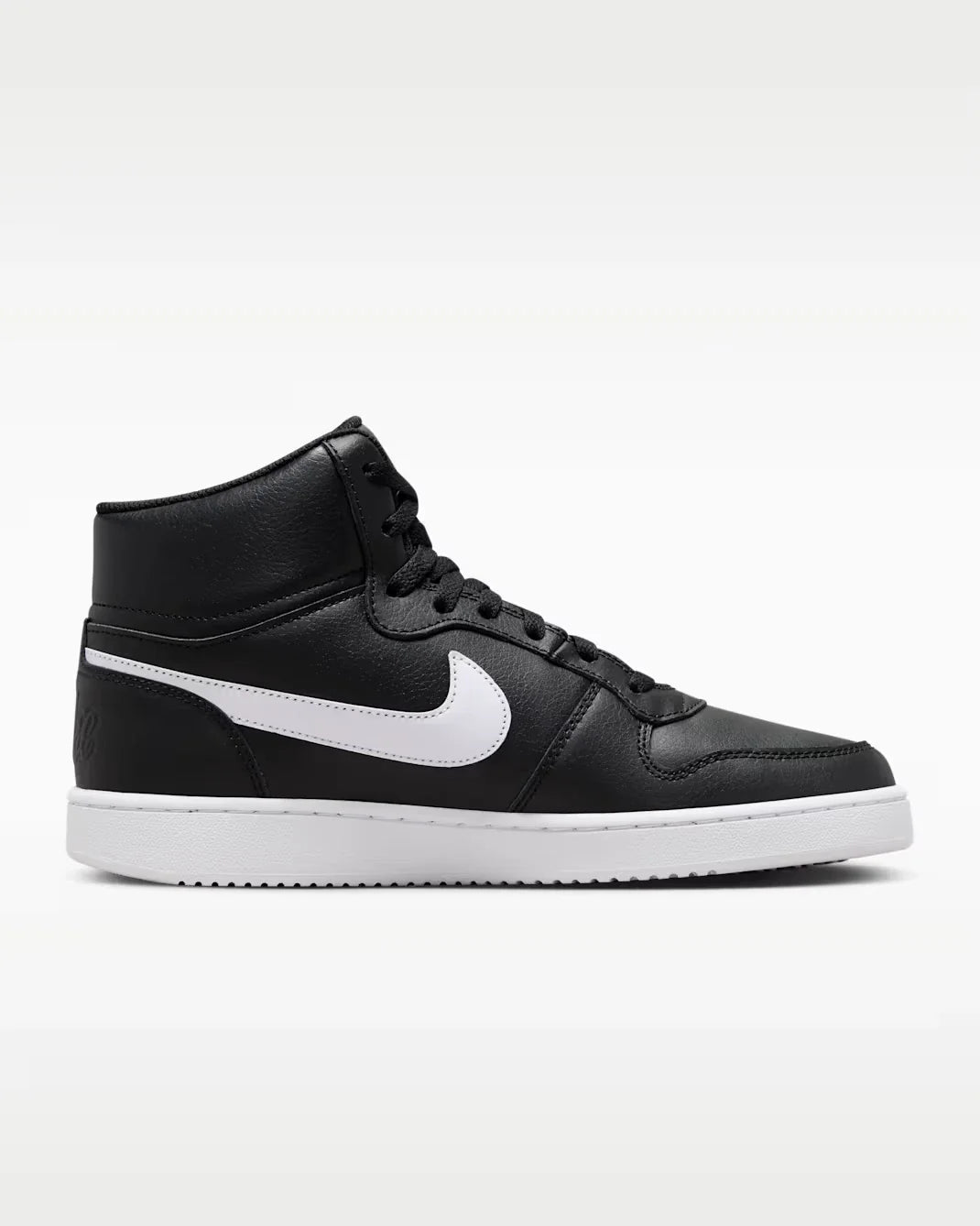 Nike Ebernon Mid AQ1773-002 Sneakers Men's Black White Lifestyle Shoes SHOP390