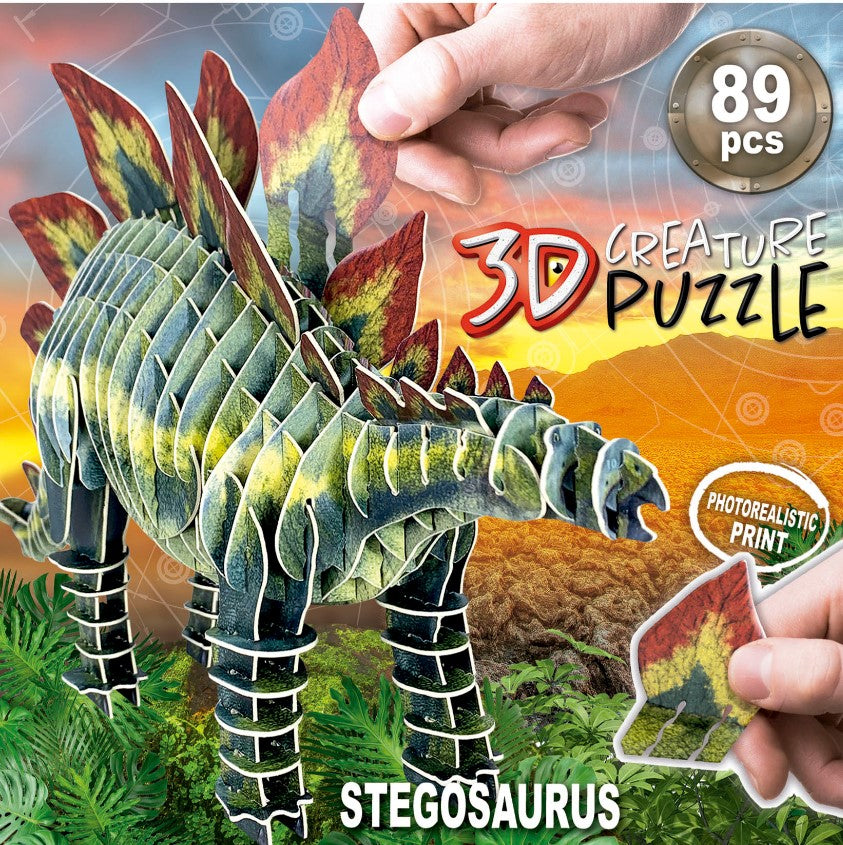 3D Creature Puzzle Stegosaurus