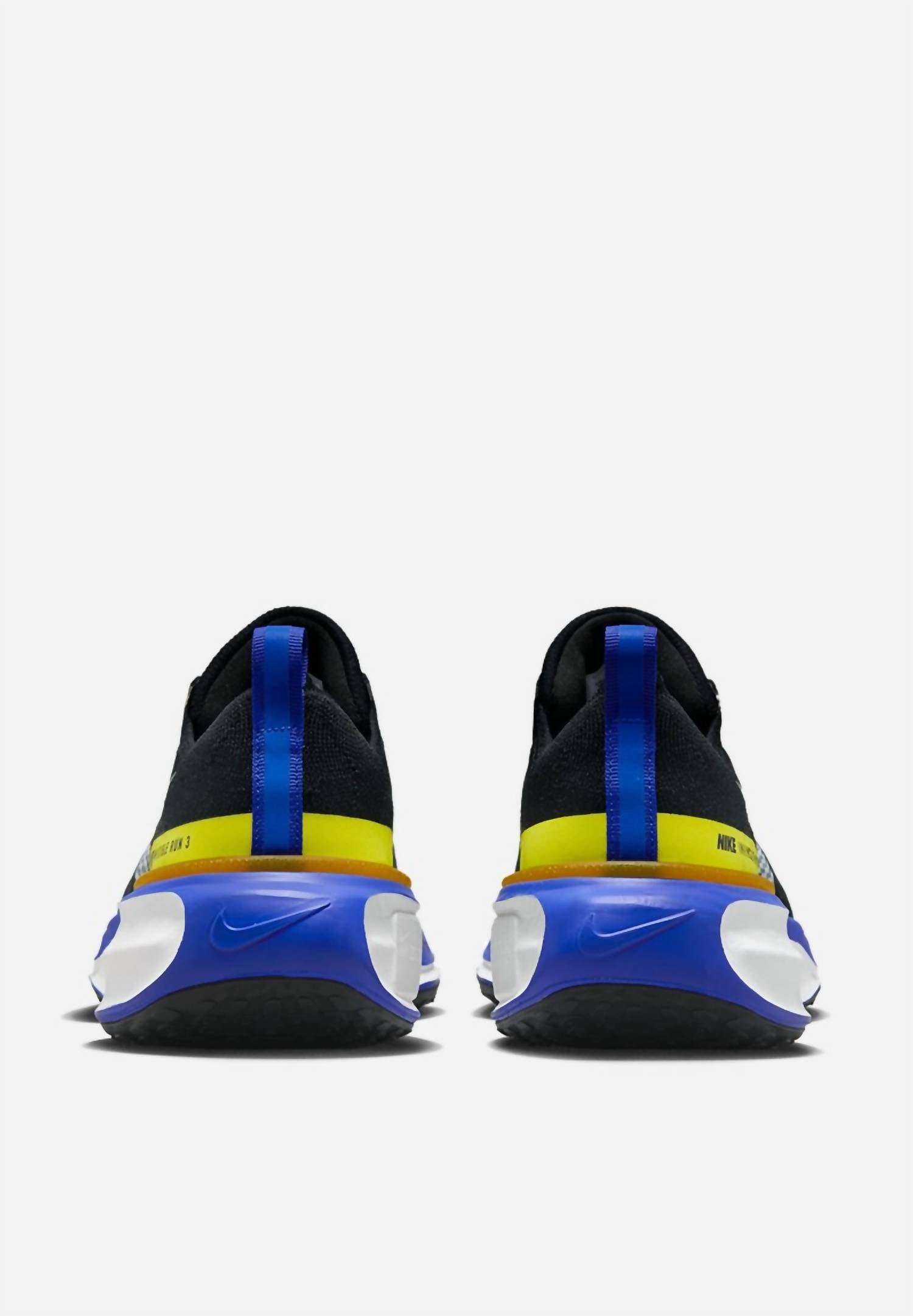 Men's Zoomx Invincible Run Flyknit 3 Shoe In Black/white/racer Blue/high Voltage