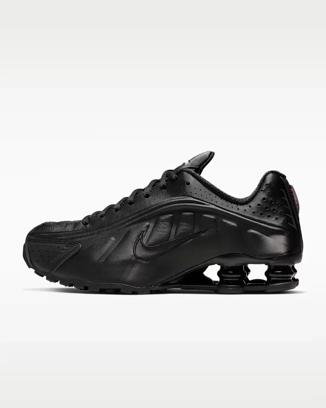 Nike Shox R4 AR3565-004 Sneakers Women's Black Low Top Athletic Shoes MEW948