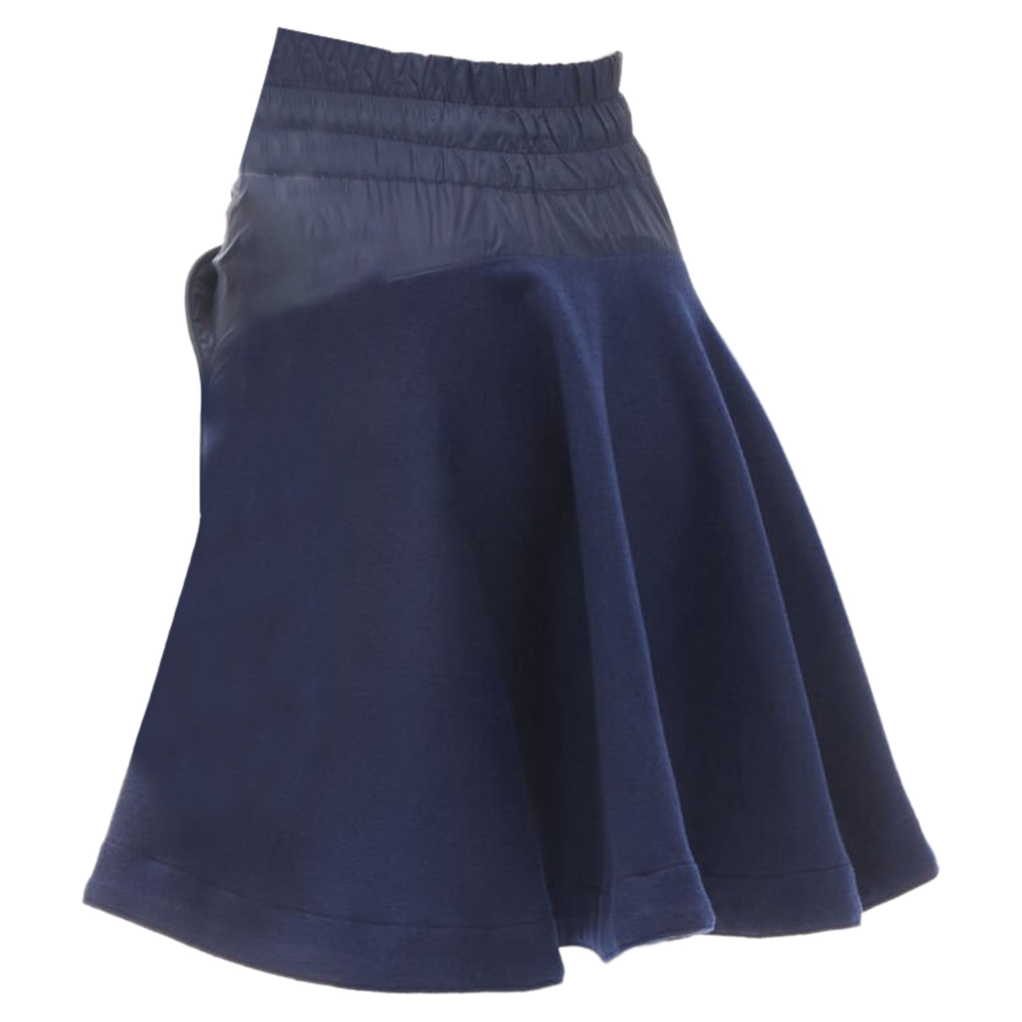 Sacai Nike nylon wool kick back skirt