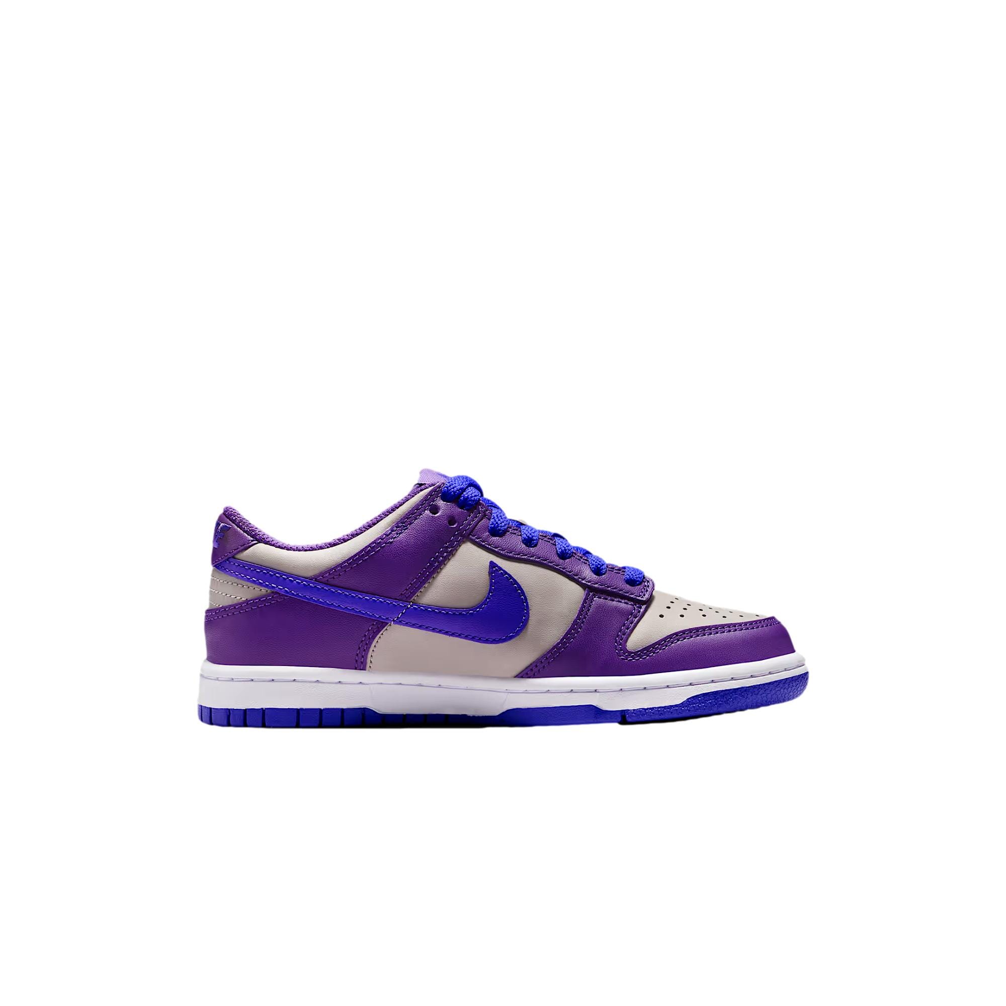 Grade-School Nike Dunk Low College Grey / Persian Violet FB9109-007