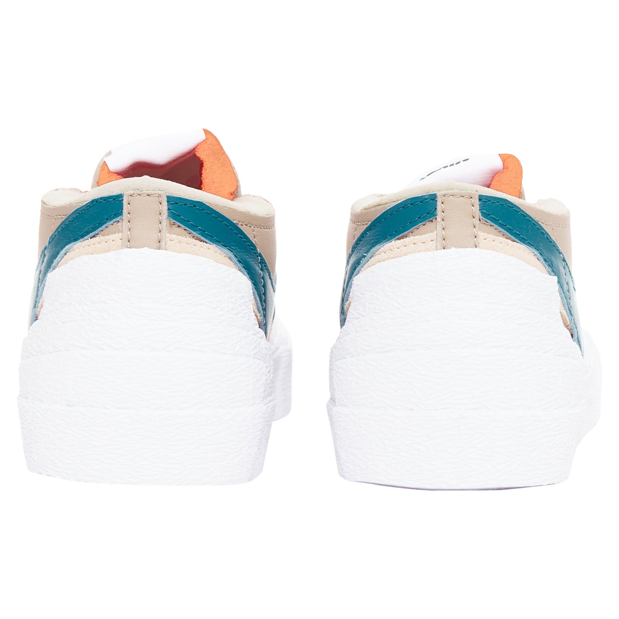 NIKE SACAI KAWS Blazer Low Reed pink green tick patchwork sneakers EU36.5