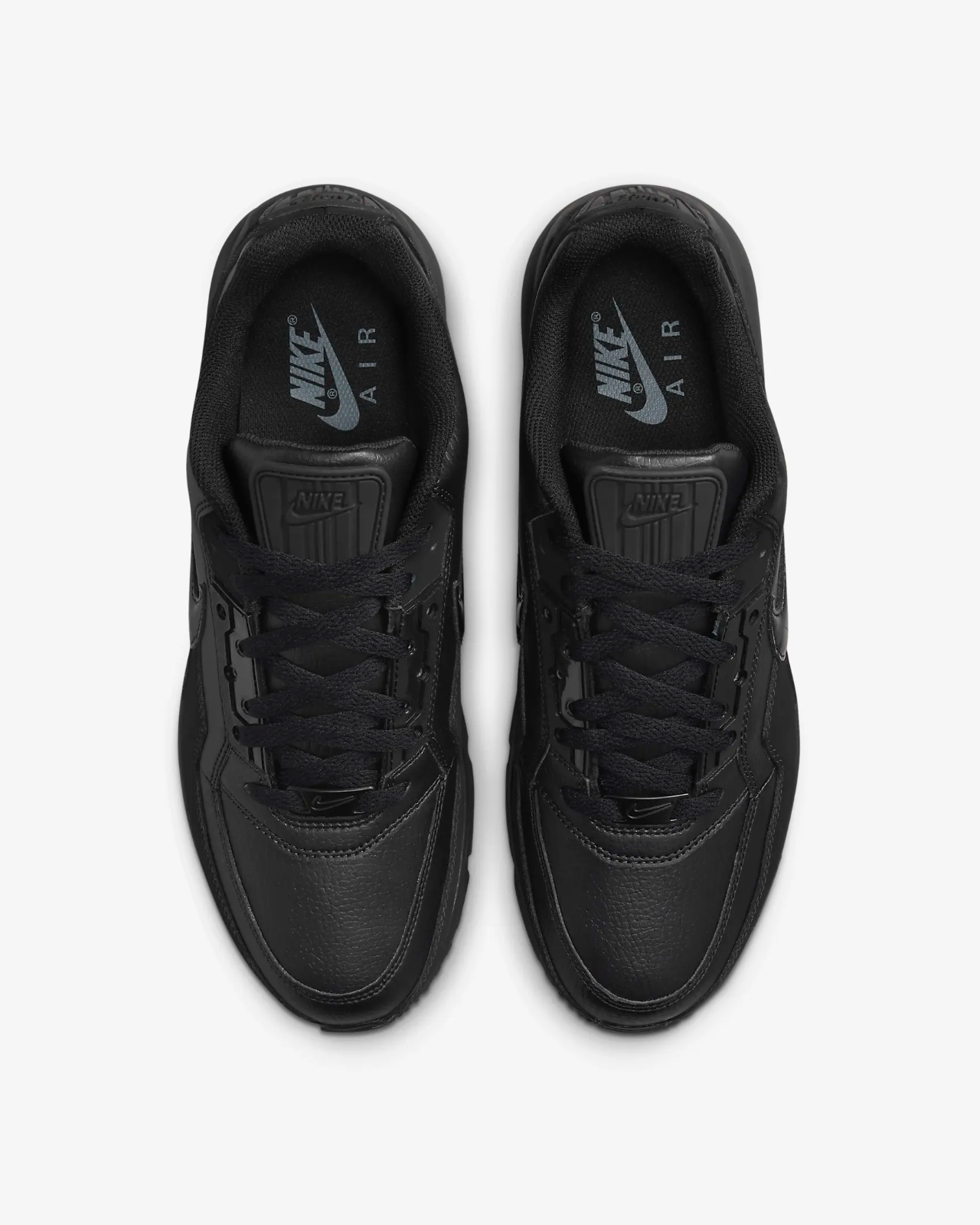 Men's Nike Air Max LTD 3687977-020 Sneakers Black Leather Lifestyle Casual Shoes