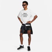 Men's Nike Track Club Top White Dri-FIT Short Sleeve Activewear Tee SRT84