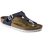 Women's Gizeh Birko Flor Sandal In Dress Blues Patent Navy