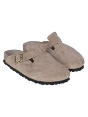 Boston Exq Suede Slip On Sandals