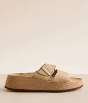 Women's Almina Nubuck Leather Sandal In Sandcastle