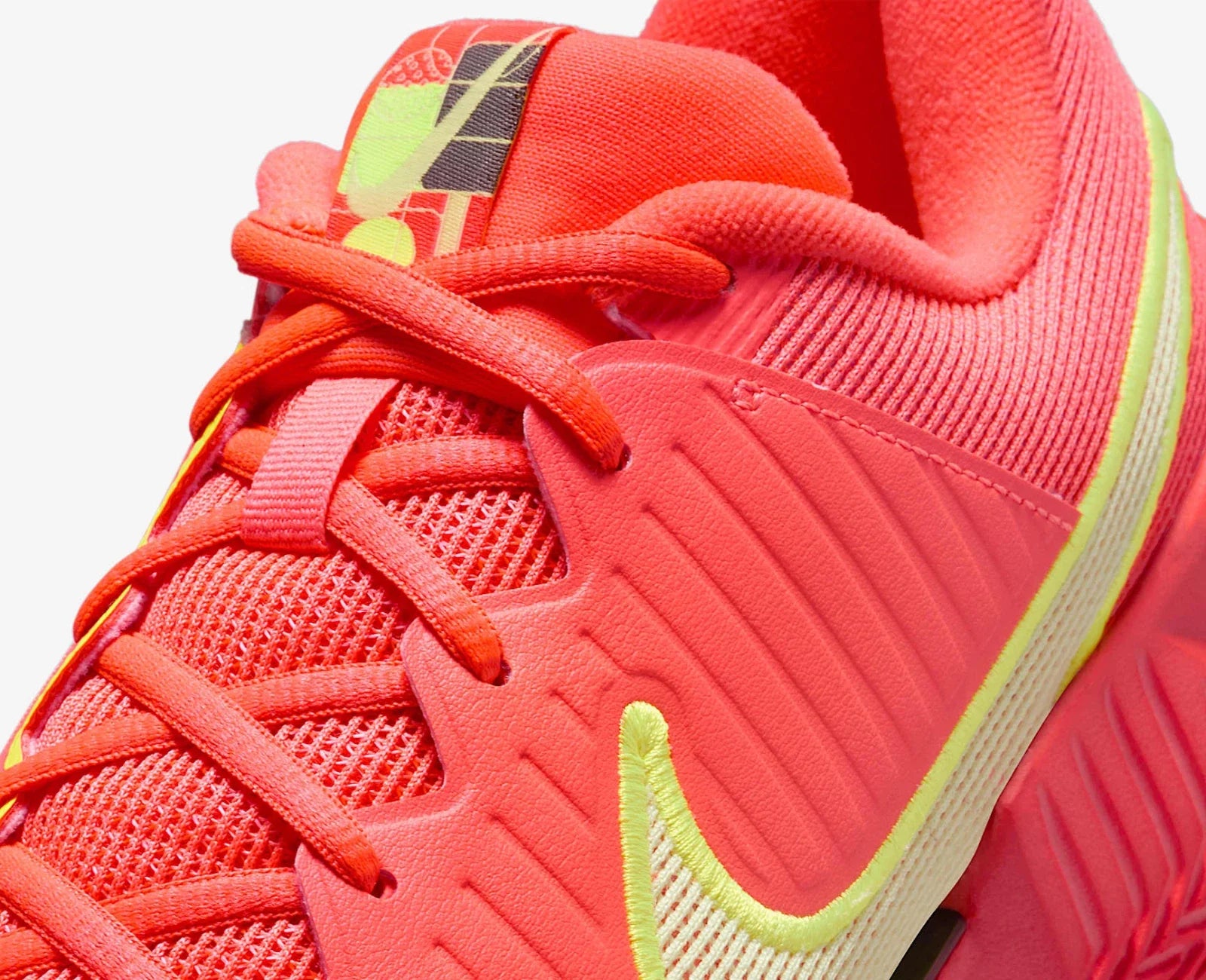 Women's Nike Zoom Challenge FQ4155- Hyper Orange Volt Pickleball Shoes RHS7647