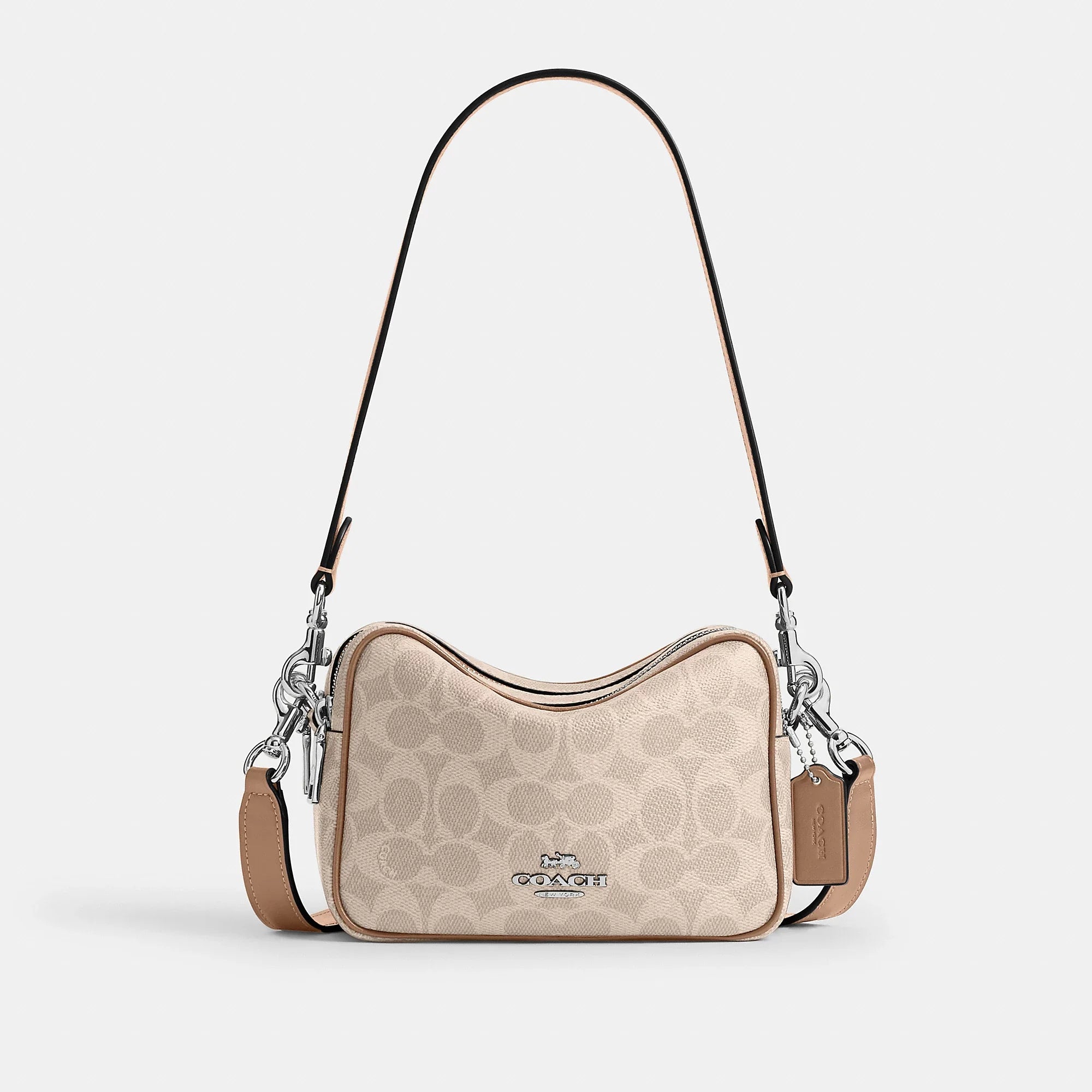 Coach Outlet Mini Carey Crossbody Bag In Signature Canvas