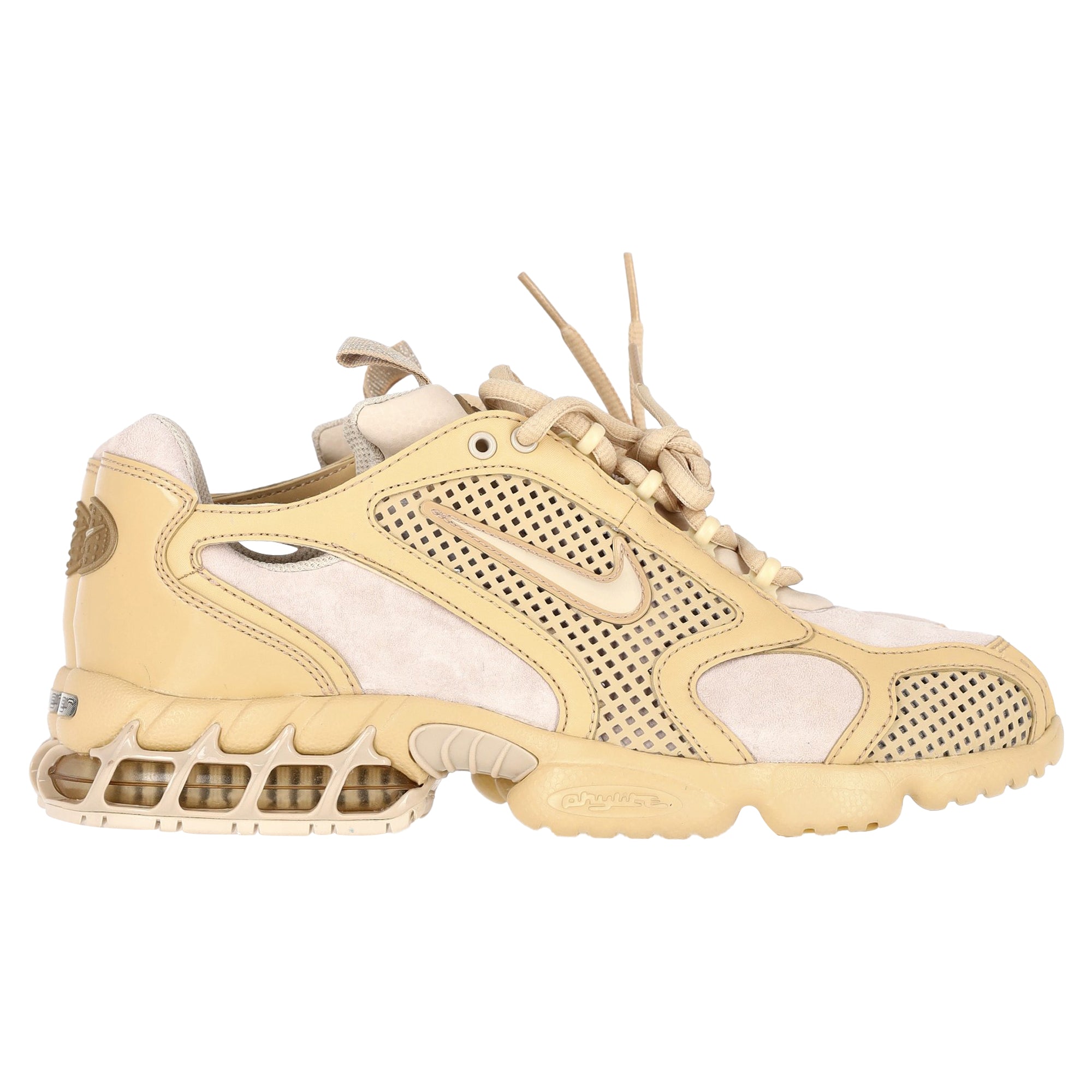 Nike Air Zoom Spiridon Cage 2 Sesame Trainers in Nude Synthetic