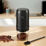 Devanti Portable Electric Coffee Grinder USB-C Rechargeable Spice Mill with 40 Settings Home Office