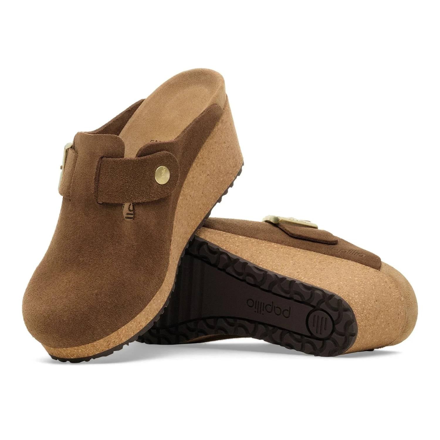 Women's Fanny Round Toe Wedge In Brown