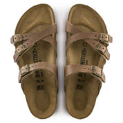 Women's Franca Oiled Leather Sandal In Brown Brown