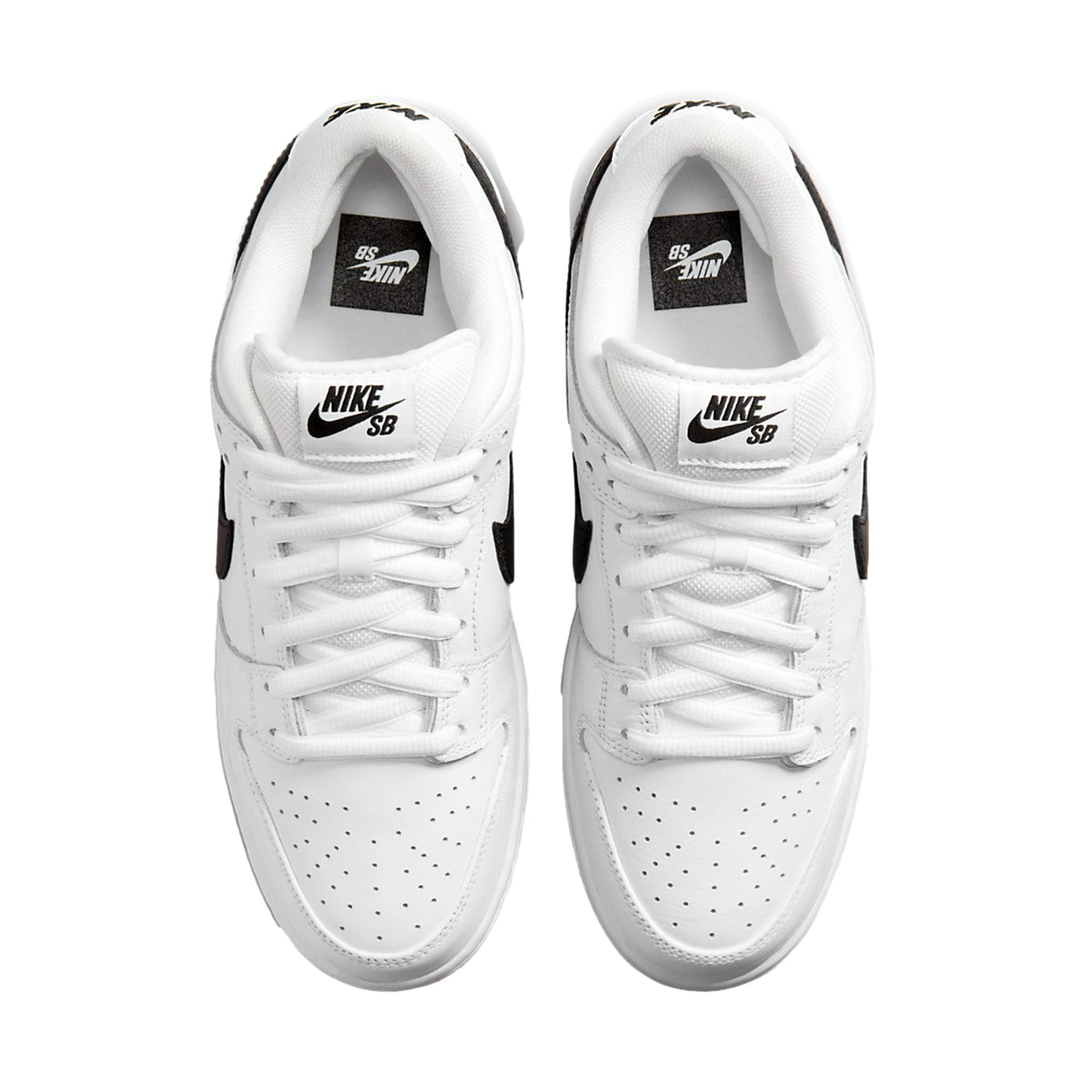 Men's Nike SB Dunk Low Pro White/Black-White CD2563-101