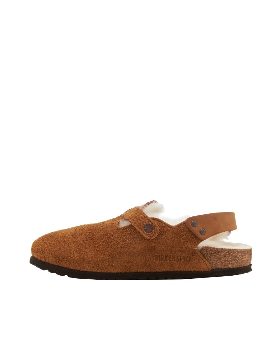 Tokio Shearling Mink Slides