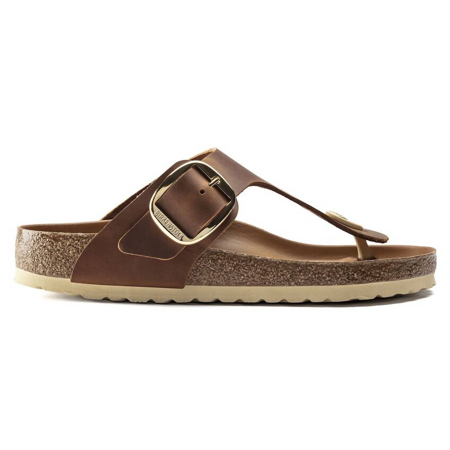 Women's Gizeh Big Buckle Sandal In Cognac