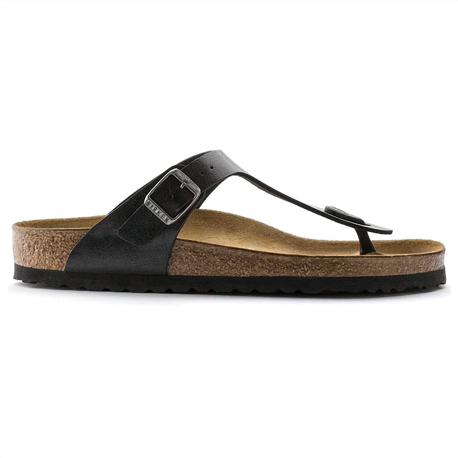 Women's Gizeh Birko-Flor Thong Sandal In Graceful Licorice