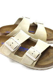 Women's Arizona Suede Sandal In Antique White