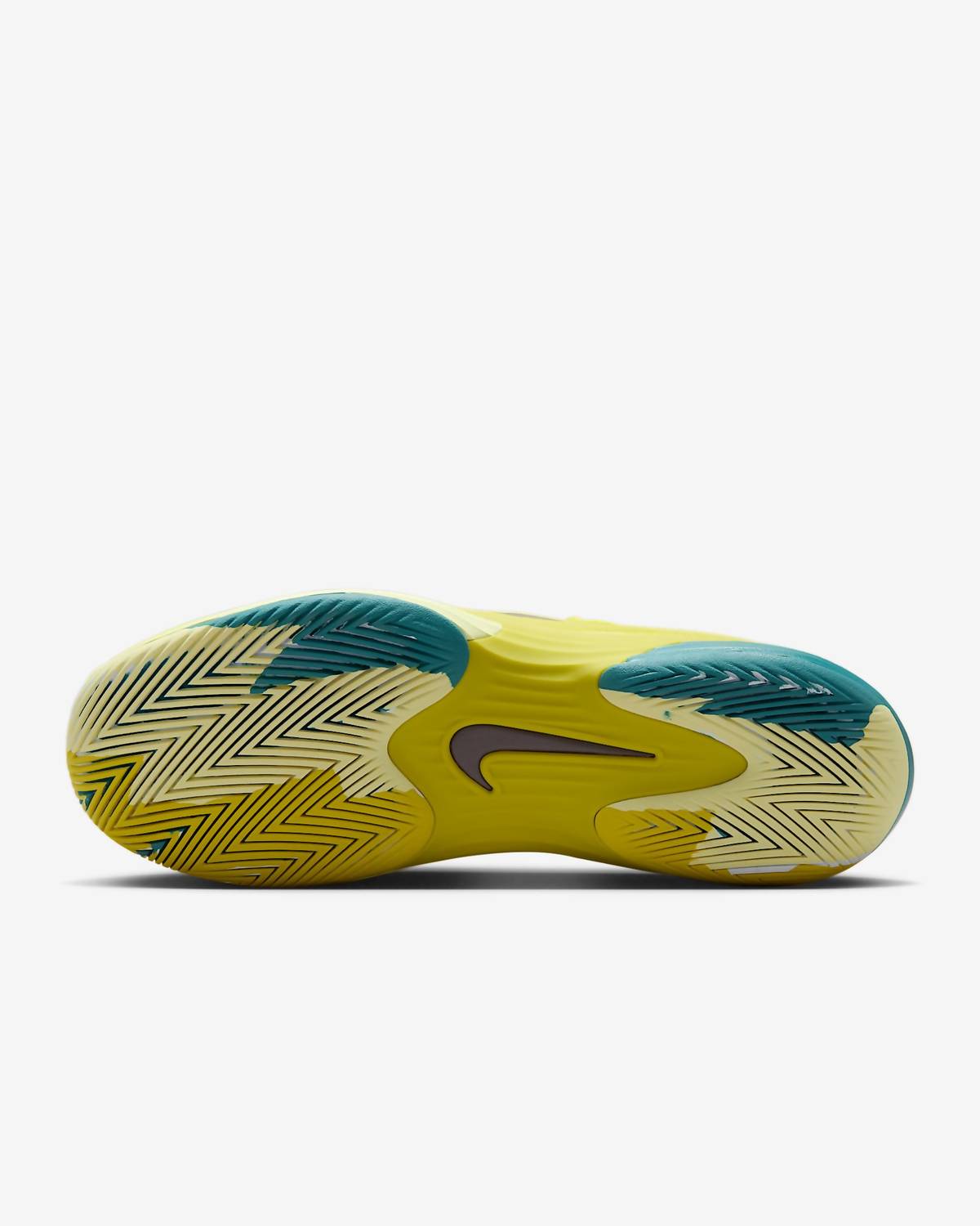 Men's Zoom Vapor 12 Premium Hard Court Tennis Shoes In High Voltage / Cave Stone