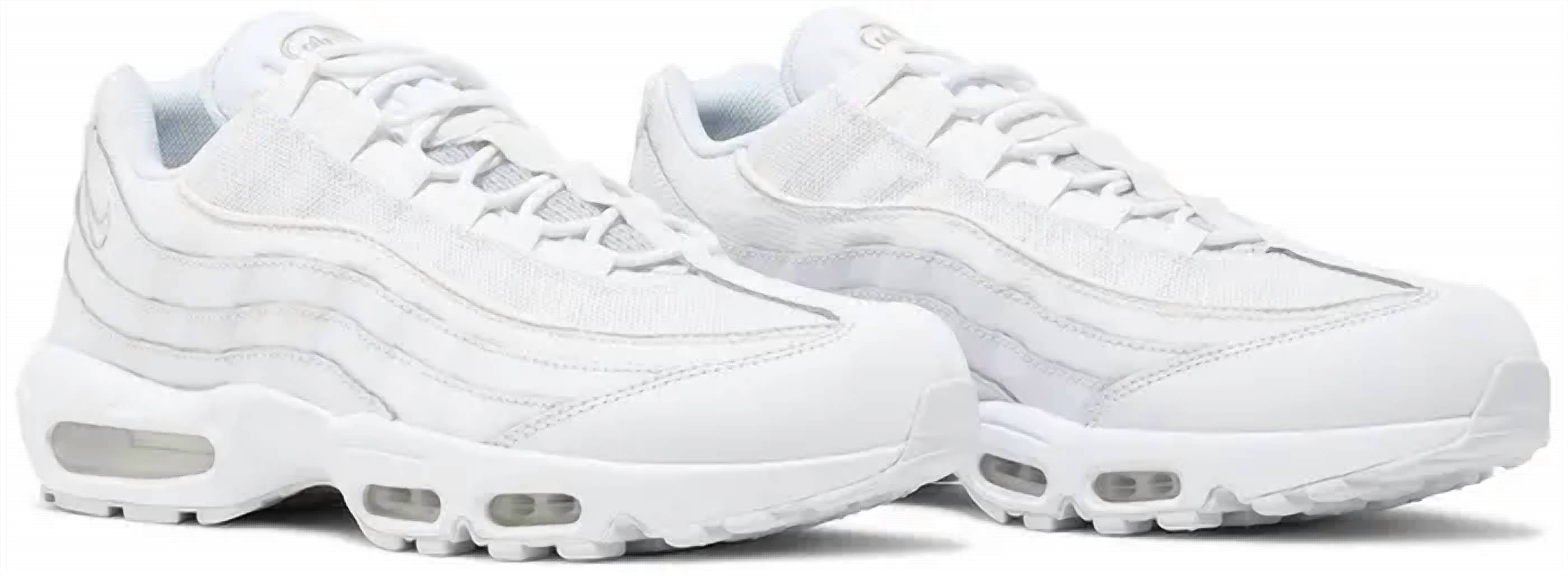 Men's Air Max 95 Shoes In Triple White