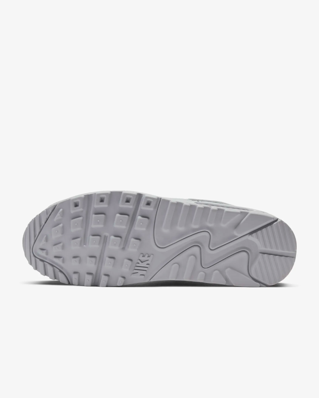 Men's Nike Air Max 90 CN8490 Sneakers Wolf Grey Leather Casual Lifestyle Shoes