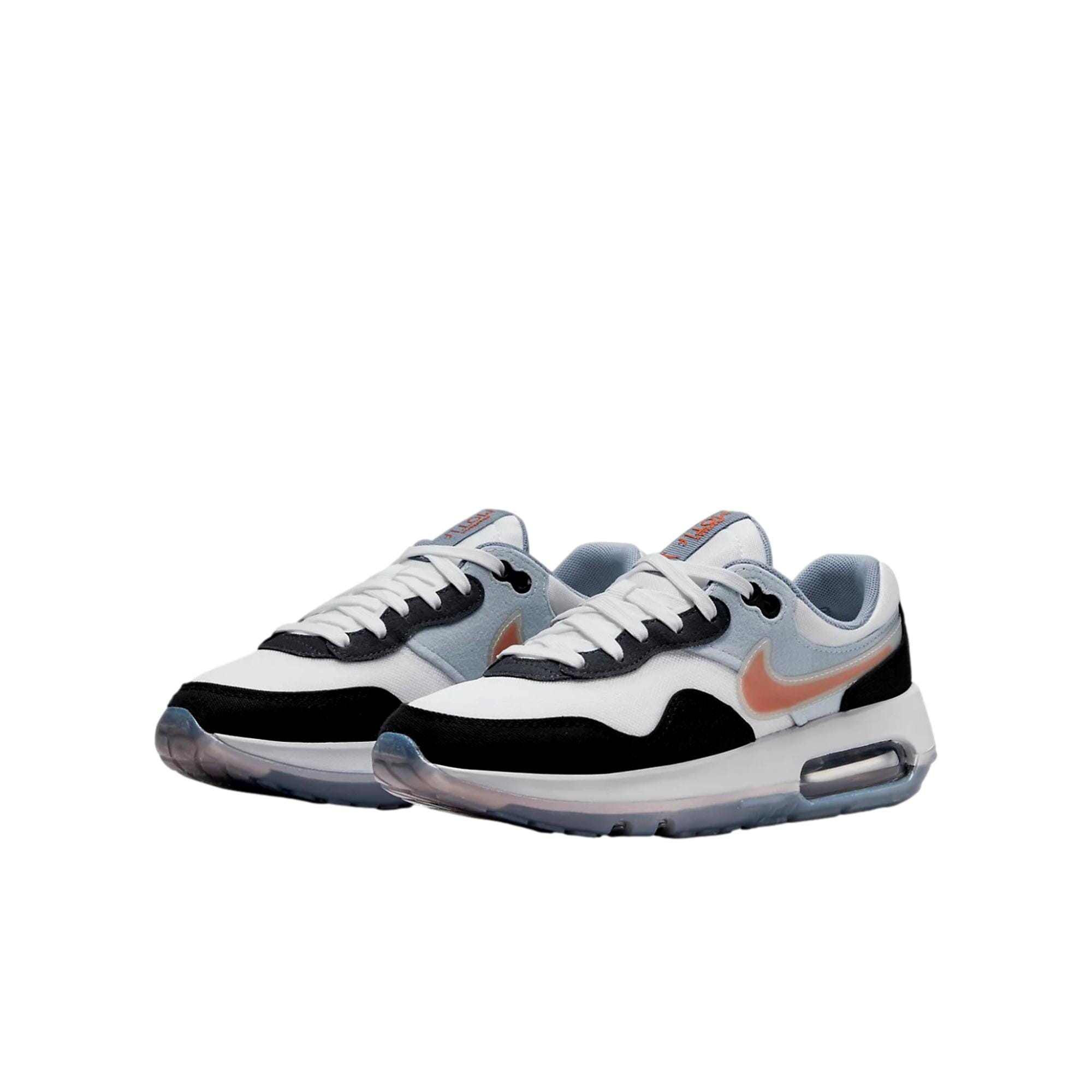 Nike Air Max Motif Next Nature White / Safety Orange - Black  DZ2764-100 Grade-School