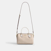 Coach Outlet Rowan Satchel Bag In Signature Canvas