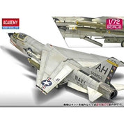 Academy 1/72 USN F-8E VF-162 "The Hunters" Fighter Scaled Plastic Model Kit